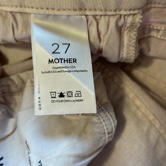 MOTHER The Looker Crop Jean Sexy Just Walked Into Town Blush Pink Sz 27 - Picture 13 of 14